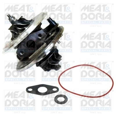 Core assembly, turbocharger